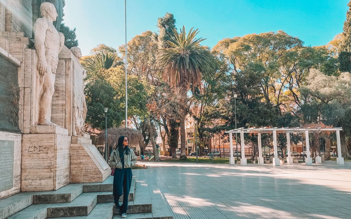 Plaza Italia em Mendoza