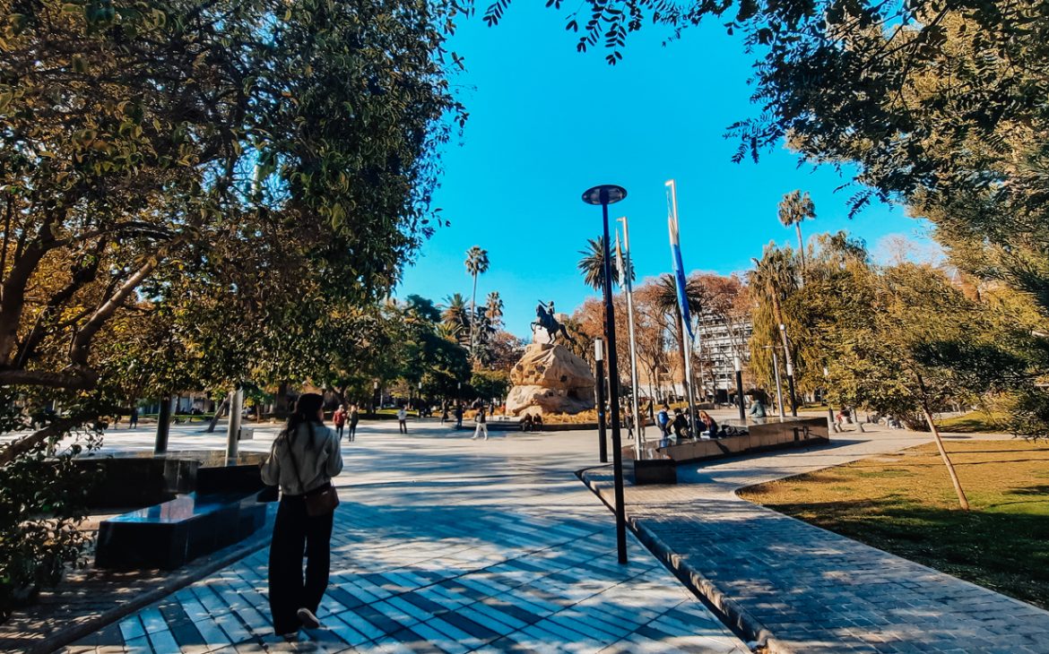 Plaza San Martín, em Mendoza